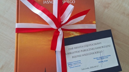 Serdeczne podziękowania dla miasta Częstochowa za wspaniałe książki!