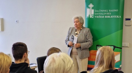 Susitikimas su poete Tamara Justycka