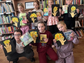Pažintinė veikla bibliotekoje „Rudens medžiai“